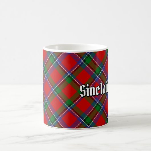 Clan Sinclair Tartan Kaffeetasse (Mittel)