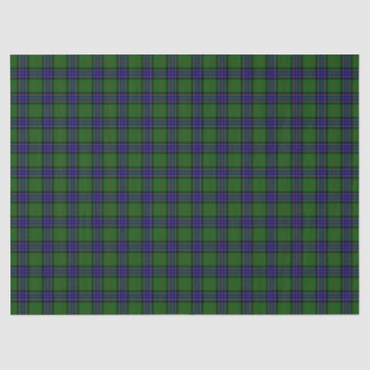 Clan Sinclair Tartan Kariert Seidenpapier (Vorderseite)