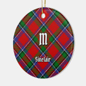 Clan Sinclair Tartan Keramik Ornament (Links)
