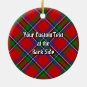 Clan Sinclair Tartan Keramik Ornament (Hinten)