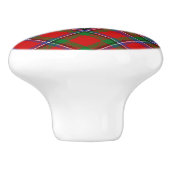 Clan Sinclair Tartan Keramikknauf (Seitenansicht)