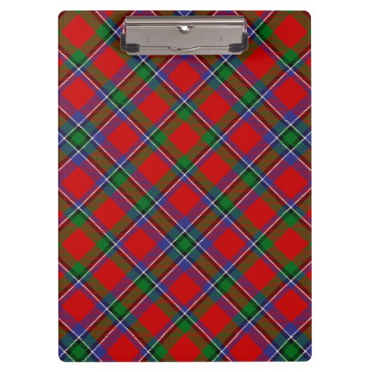 Clan Sinclair Tartan Klemmbrett (Vorderseite)