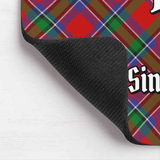 Clan Sinclair Tartan Mousepad (Ecke)