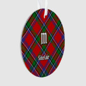 Clan Sinclair Tartan Ornament (Vorderseite)