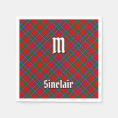 Clan Sinclair Tartan Serviette (Vorderseite)