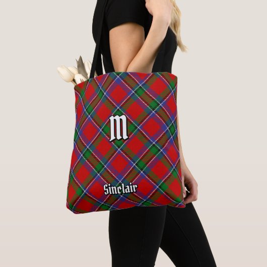 Clan Sinclair Tartan Tasche (Von Nahem)