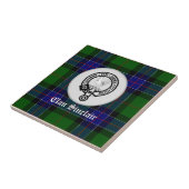Clan Sinclair Tartan & Wappen Abzeichen Fliese (Seite)