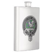 Clan Sinclair Wappen & Jagd Tartan Flask Flachmann (Rechts)