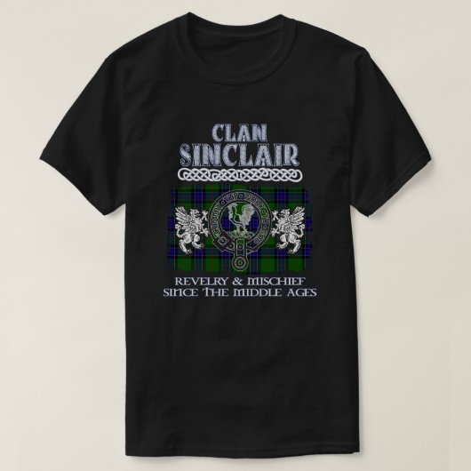 Clan Sinclair Wappen Schottischer Klan Scottish Su T-Shirt (Design vorne)