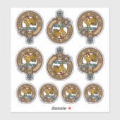 Clan Sinclair Wappen Sticker Set (Blatt)