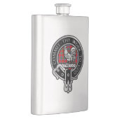 Clan Sinclair Wappen & Tartan Flask Flachmann (Rechts)