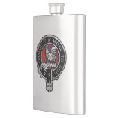 Clan Sinclair Wappen & Tartan Flask Flachmann (Links)