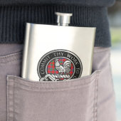 Clan Sinclair Wappen & Tartan Flask Flachmann (Beispiel)