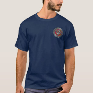 Clan Sinclair Wappen & Tartan Knot T-Shirt