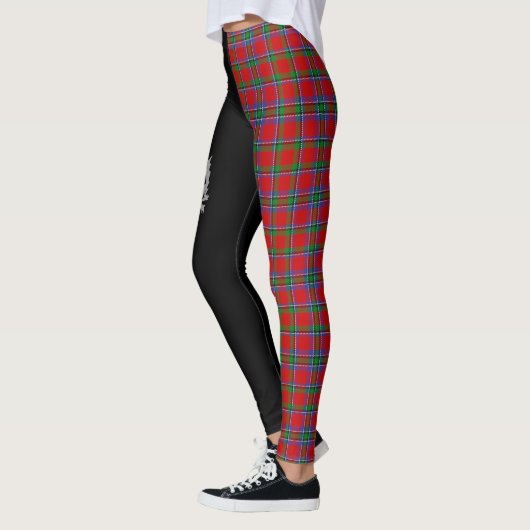 Clan Sinclair Wappen & Tartan Leggings (Links)
