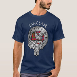 Clan Sinclair Wappen & Tartan T-Shirt