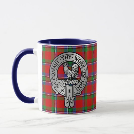 Clan Sinclair Wappen & Tartan Tasse (Links)