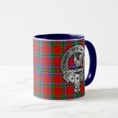 Clan Sinclair Wappen & Tartan Tasse (VorderseiteRechts)