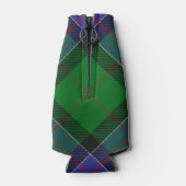 Clan Sinclair Wappen über Jagd Tartan Flaschenkühler (Rückseite)