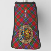 Clan Sinclair Wappen über Tartan Golf Headcover (Rotieren 90)