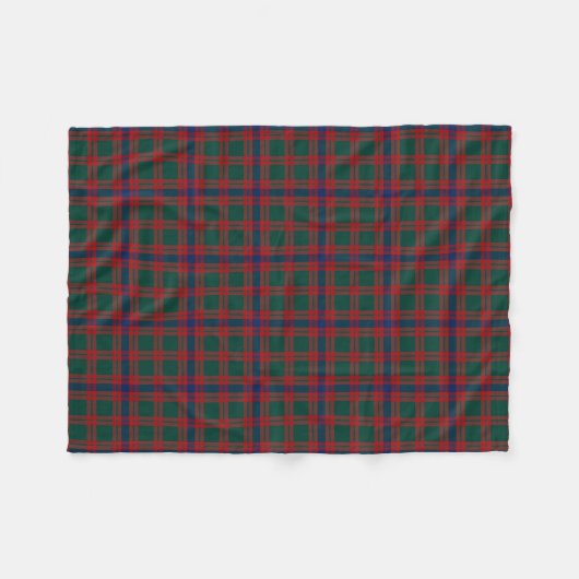 Clan Skene Tartan Kariertes Muster Fleecedecke (Vorderseite (Horizontal))