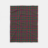 Clan Skene Tartan Kariertes Muster Fleecedecke (Vorderseite)