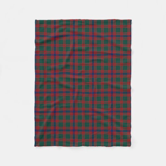 Clan Skene Tartan Kariertes Muster Fleecedecke (Vorderseite)