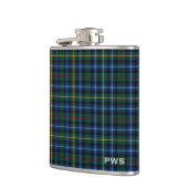 Clan Smith Tartan Monogram Flachmann (Links)