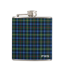 Clan Smith Tartan Monogram Flachmann