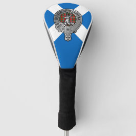 Clan Spens Wappen & Tartan über Salreifen Golf Headcover
