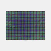 Clan Stevenson Tartan Kariert Fleecedecke (Vorderseite (Horizontal))