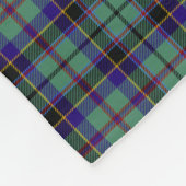 Clan Stevenson Tartan Kariert Fleecedecke (Ecke)