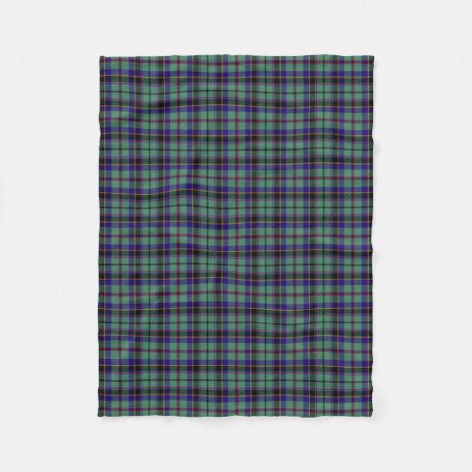 Clan Stevenson Tartan Kariert Fleecedecke (Vorderseite)