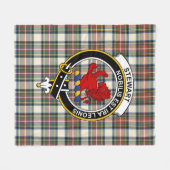 Clan Stewart Dress Ancient (Stuart) von Bute Tarta Fleecedecke (Vorderseite (Horizontal))