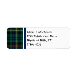 Clan Stewart Green und Blue Hunting Tartan
