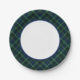 Clan Stewart Hunting Tartan Border Pappteller