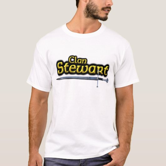 Clan Stewart Inspirierte schottisch T-Shirt (Vorderseite)