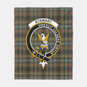 Clan Stewart Jagd Wetter (High Stewards) Tar Fleecedecke (Vorderseite)