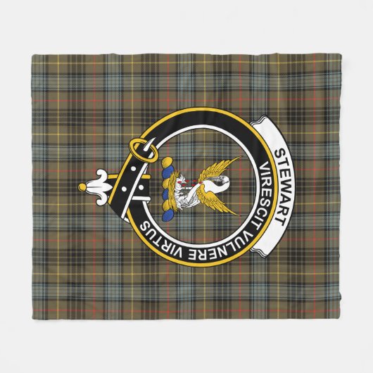 Clan Stewart Jagd Wetter (High Stewards) Tar Fleecedecke (Vorderseite (Horizontal))