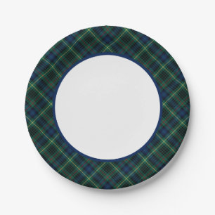 Clan-Stewart-Jagdtartan-Grenze Pappteller