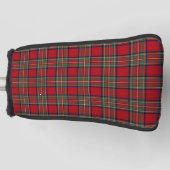 Clan Stewart Kariert Red Blue Green Karo Tartan Golf Headcover (Vorderseite)