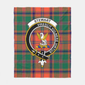 Clan Stewart of Appin Ancient (High Stewards) Tart Fleecedecke (Vorderseite)