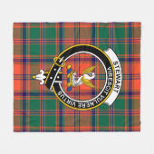 Clan Stewart of Appin Ancient (High Stewards) Tart Fleecedecke (Vorderseite (Horizontal))