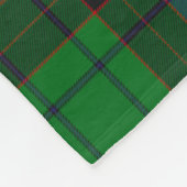 Clan Stewart Old Modern (Stuart) von Bute Tartan P Fleecedecke (Ecke)