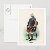 Clan Stewart Postkarte (Vorne/Hinten)