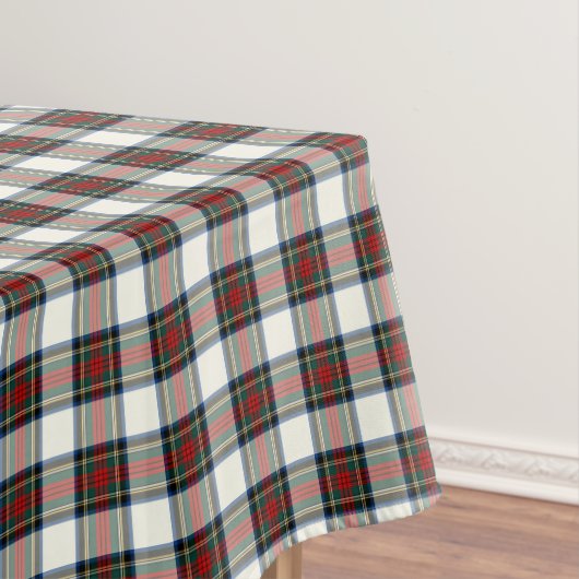Clan Stewart Red und White Formal Dress Tartan Tischdecke (Beispiel)