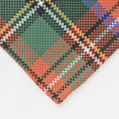 Clan Stewart Royal Ancient (Stuart) von Bute Tarta Fleecedecke (Ecke)