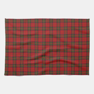 Clan Stewart Royal Scottish Tartan Kariert Pattern Geschirrtuch