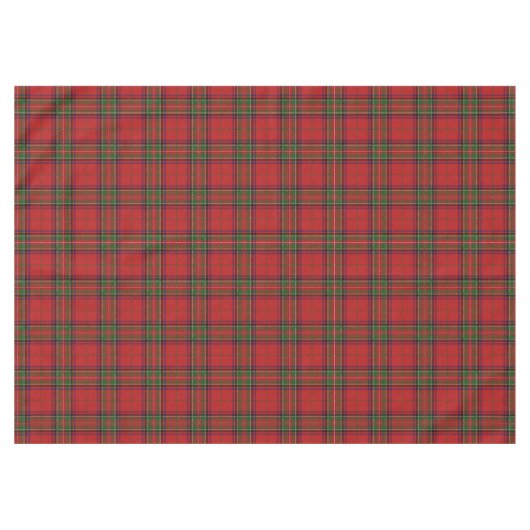 Clan Stewart Royal Scottish Tartan Kariert Pattern Tischdecke (Vorderseite (Horizontal))