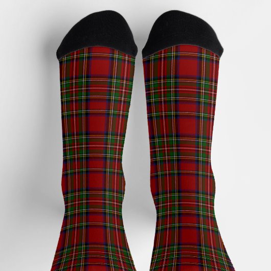 Clan Stewart Scottish Royal Tartan Socken (Oben)